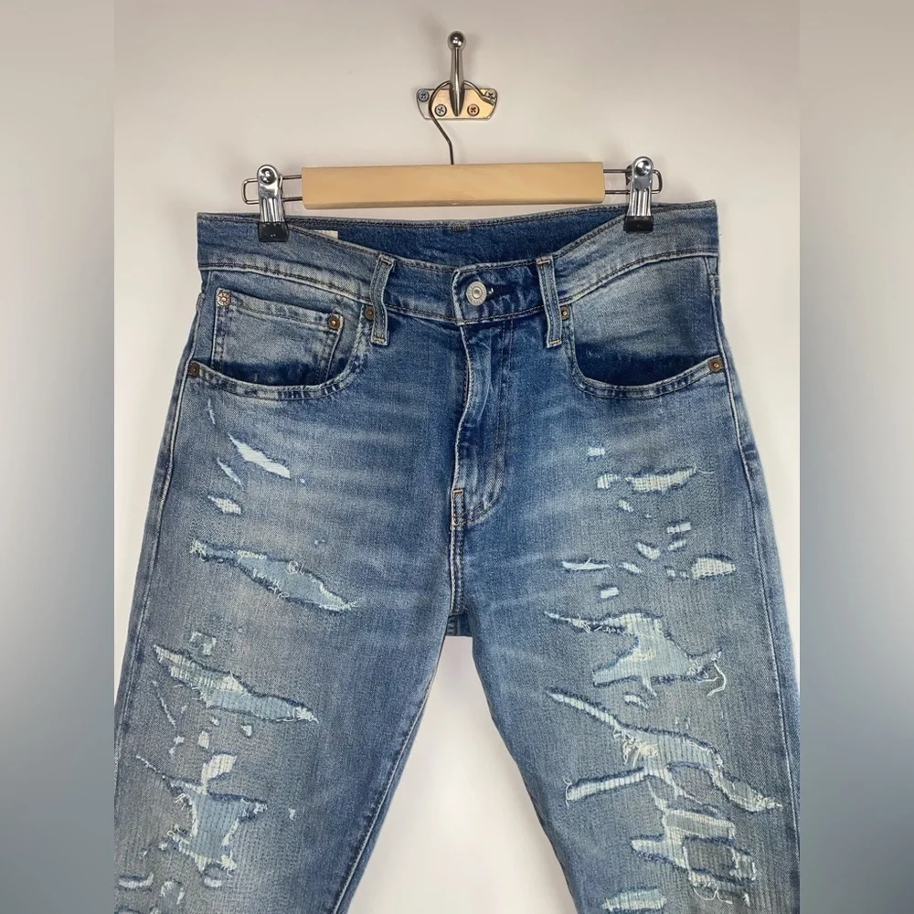 New Levi's 512 reworked patches re/done‎ sewn Size 31